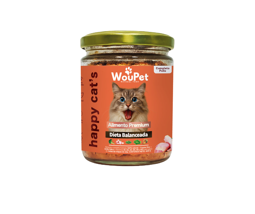 Alimento completo vacuno natural para gatos 400 g