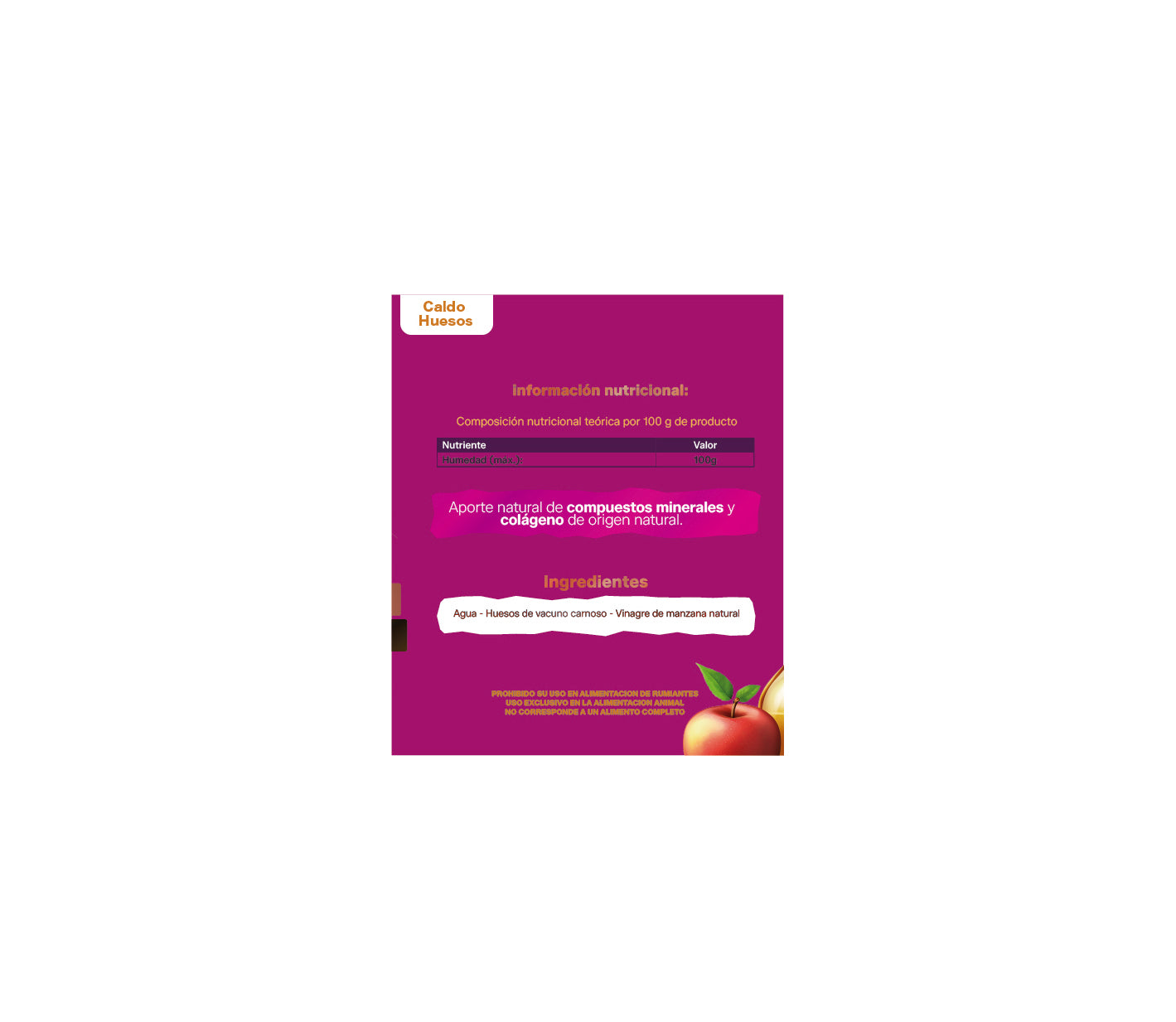 Pack 3 kg Alimento completo caldo huesos congelado natural para gatos 200 g (15 Bolsas de 200 g)