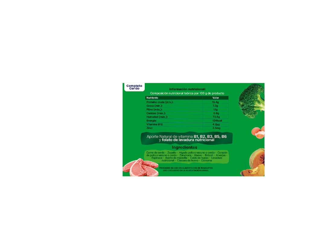 Alimento completo cerdo natural para perros 200 g